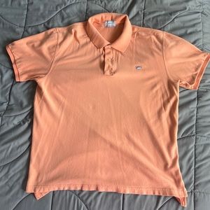 Southern Tide SkipJack Polo Orange Size XL